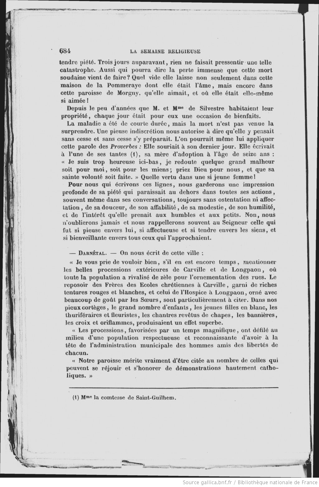  Décès de Suzanne Delpech de Saint Guilhem - Document 2
